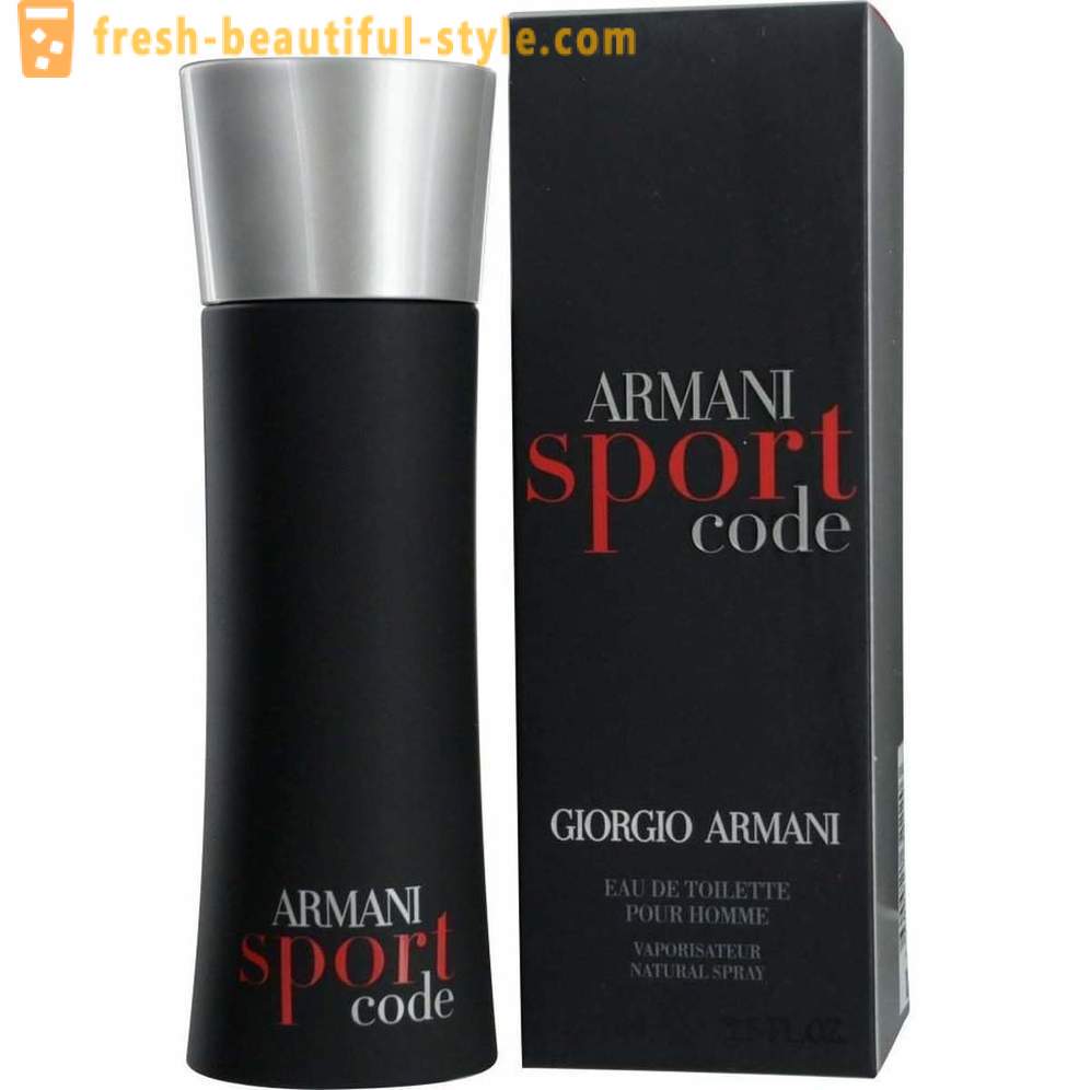 Männlich „Code“ aus dem „Armani“: Geschmacksbeschreibung und Bewertung