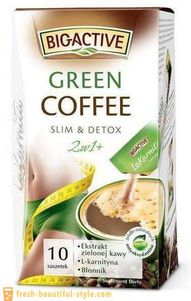 Grün Slimming Coffee: Bewertungen, Nutzen und Schaden, Unterricht