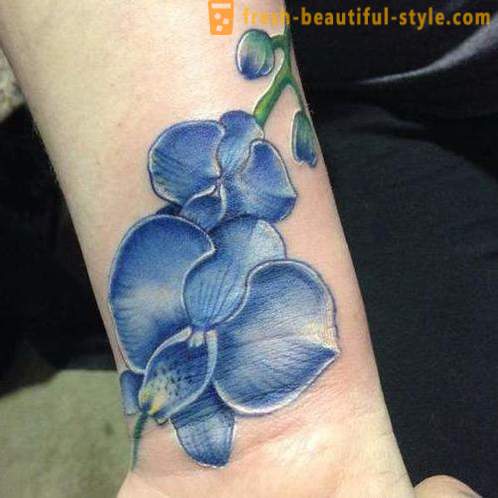 Blumen-Tattoo am Handgelenk für Mädchen. Wert