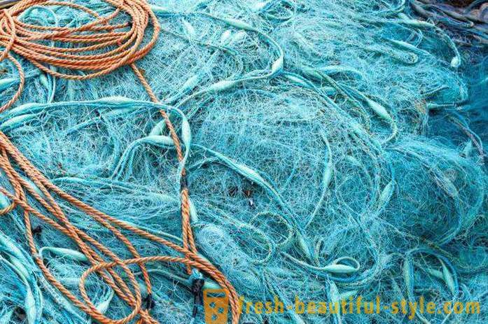 Finnische Fischernetze von Angelschnur trójścienna