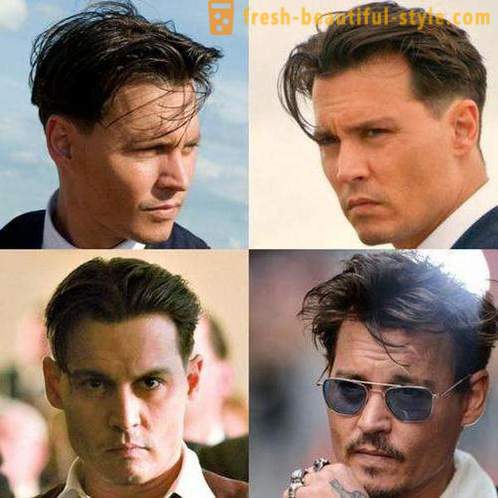 Die Entwicklung der Frisuren: Johnny Depp