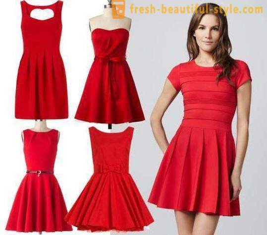 Red Cocktail-Kleid: wie zu wählen und was zu tragen