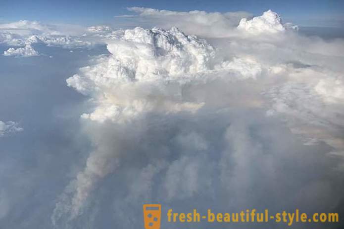 Die NASA fotografierte ein seltenes Phänomen - das „Feuer“ cloud
