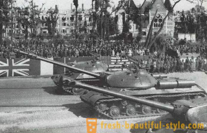 Warum hat die Sowjetunion in die Parade in Berlin zeigte, IS-3 Tanks
