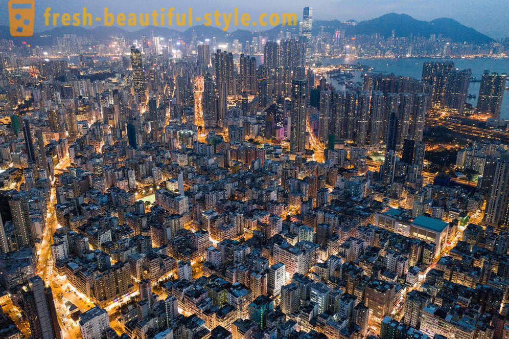 Hong Kong Hochhaus in Fotos