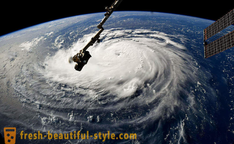 Hurrikan „Florence“ aus dem All