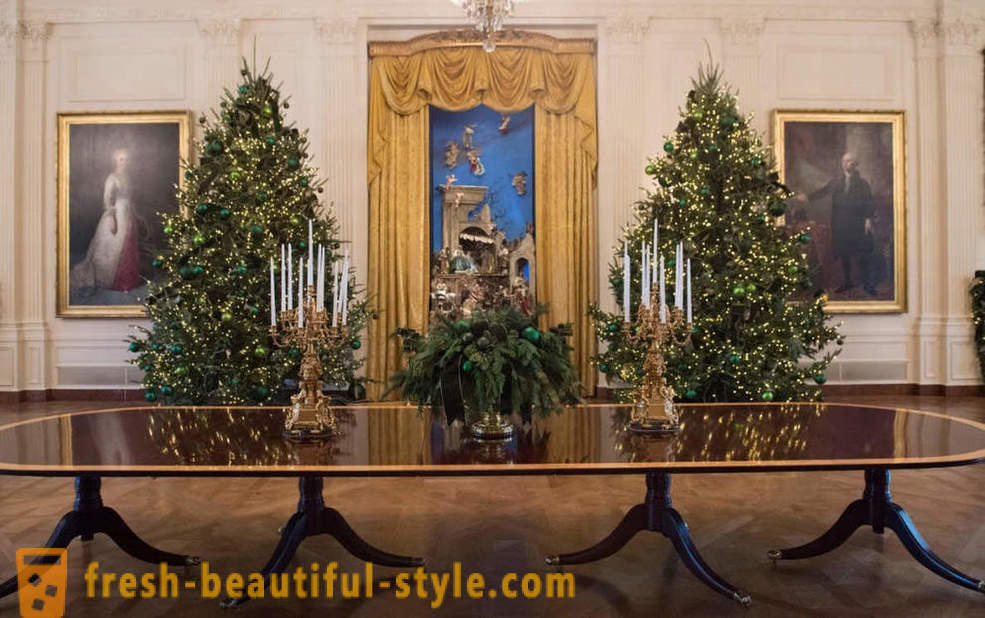 Wie das Weiße Haus für das neue Jahr dekorieren