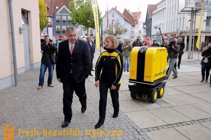 In Deutschland haben wir die Roboter-Assistenten postmen und Kurier