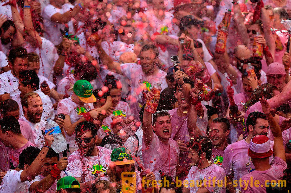 Wie war der jährliche Lauf des Stiers in Pamplona, ​​Spanien