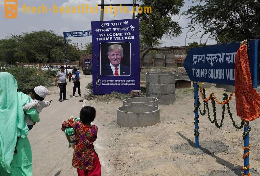 Dorf wird für Toiletten nach Trump im Austausch benannt