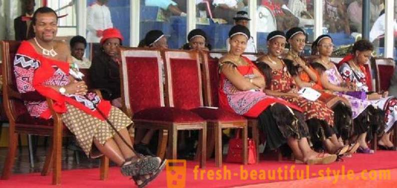 Die Parade der Jungfrauen in Swasiland im Jahr 2017