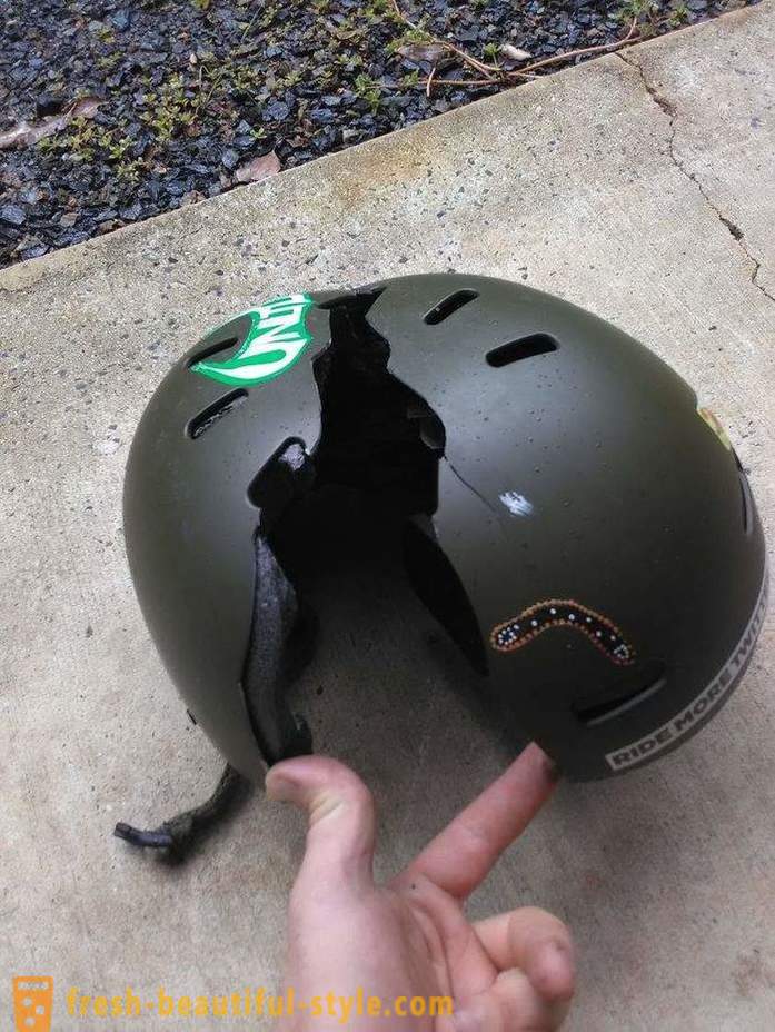 Helme rettete das Leben ihrer Besitzer