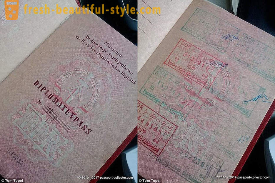 Seltene Pass Staaten, die nicht mehr existieren