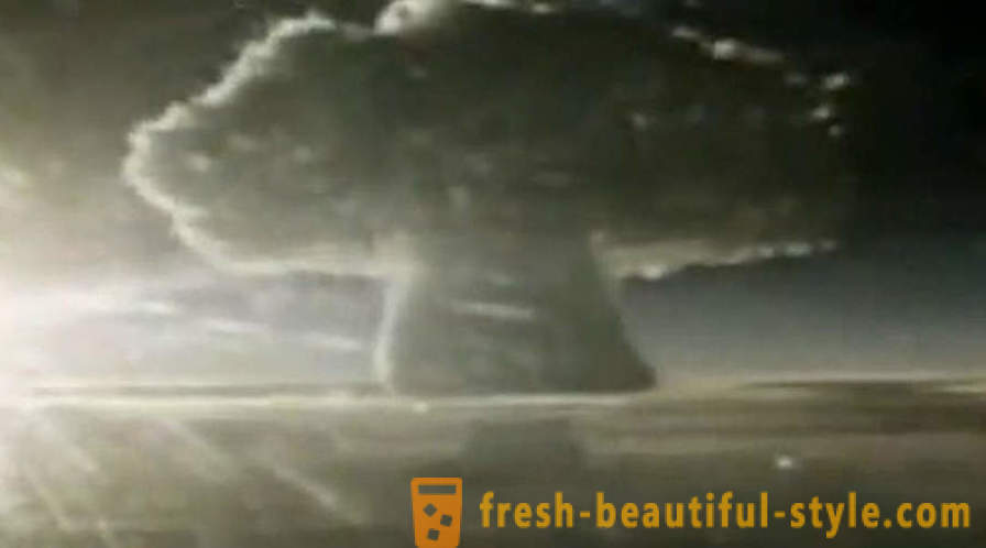 Nukleare Explosionen, die die Welt erschütterten