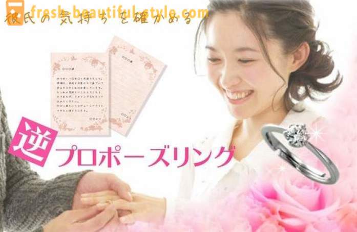 Original japanischer Service für die Mädchen rauschen zu heiraten