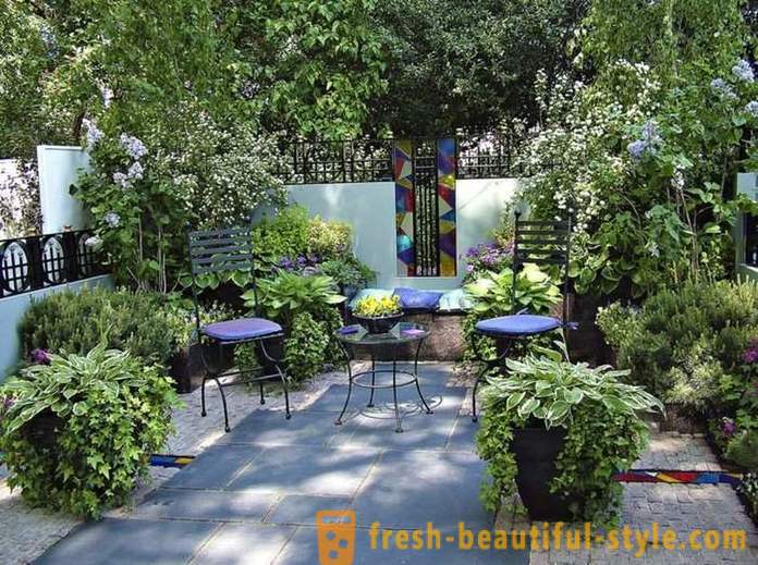 Helle Landschaftsgestaltung: 18 originelle Ideen der Registrierung einer Gartenanlage