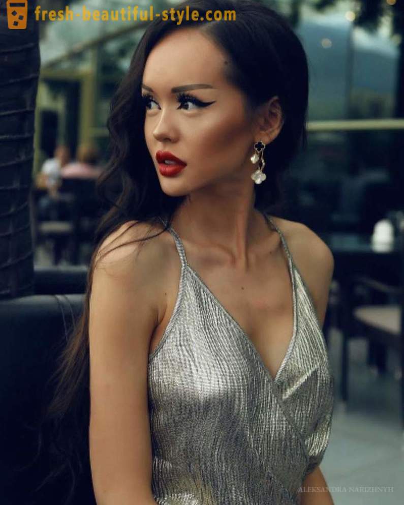 Dinara Rahimbaeva - Kasachstan „Barbie“, die für ein Fotoshooting in der Wäsche wurde kritisiert