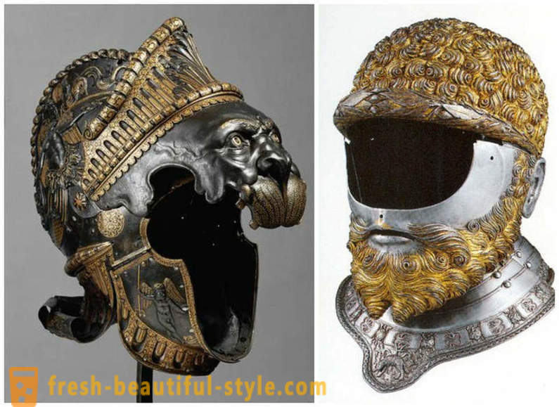 Knightly Kleidung, Gladiator Masken, Militärhelme und dergleichen aller Zeiten