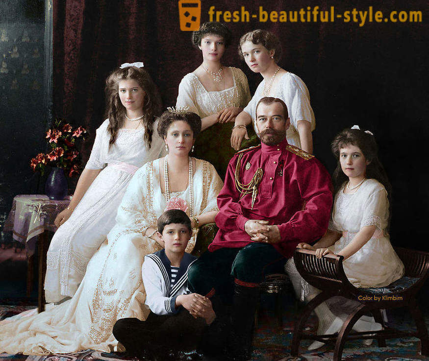 11 gemalt historische Bilder des russischen Volkes