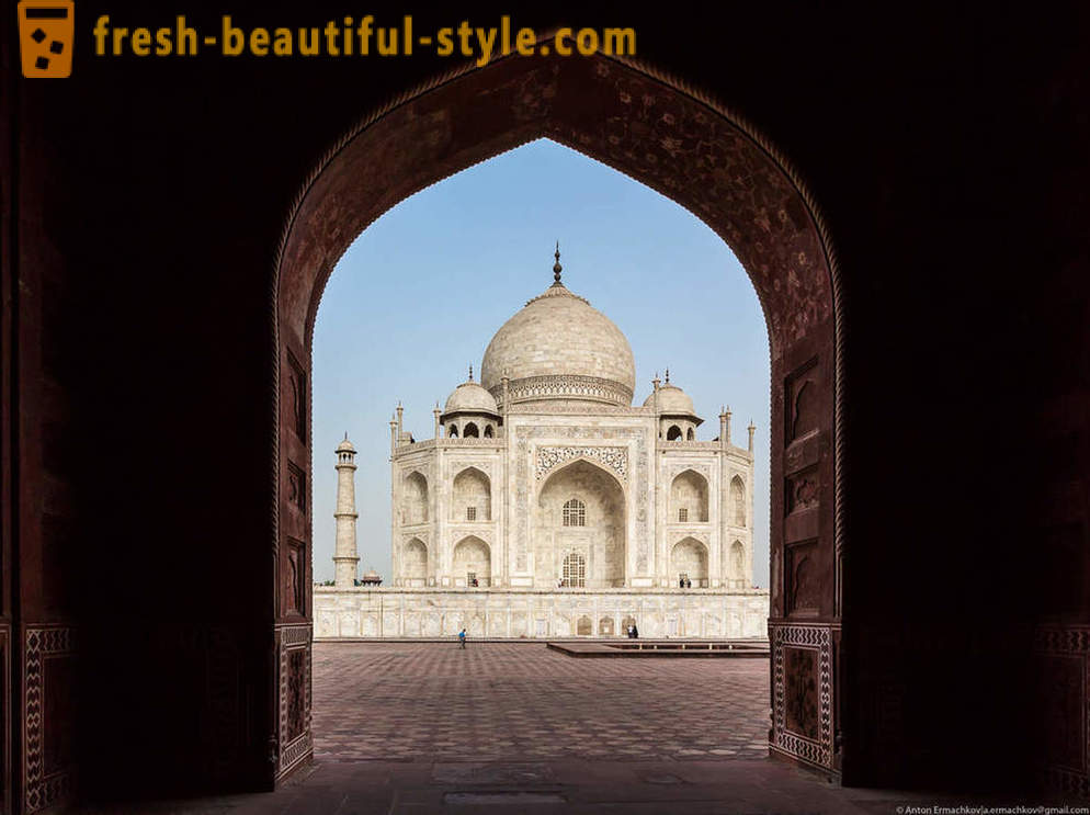 Ein kurzer Stopp in Indien. Unglaubliche Taj Mahal