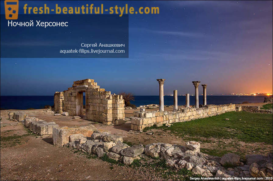 Chersonesos in Sewastopol, als er so gut wie nie zu sehen ist