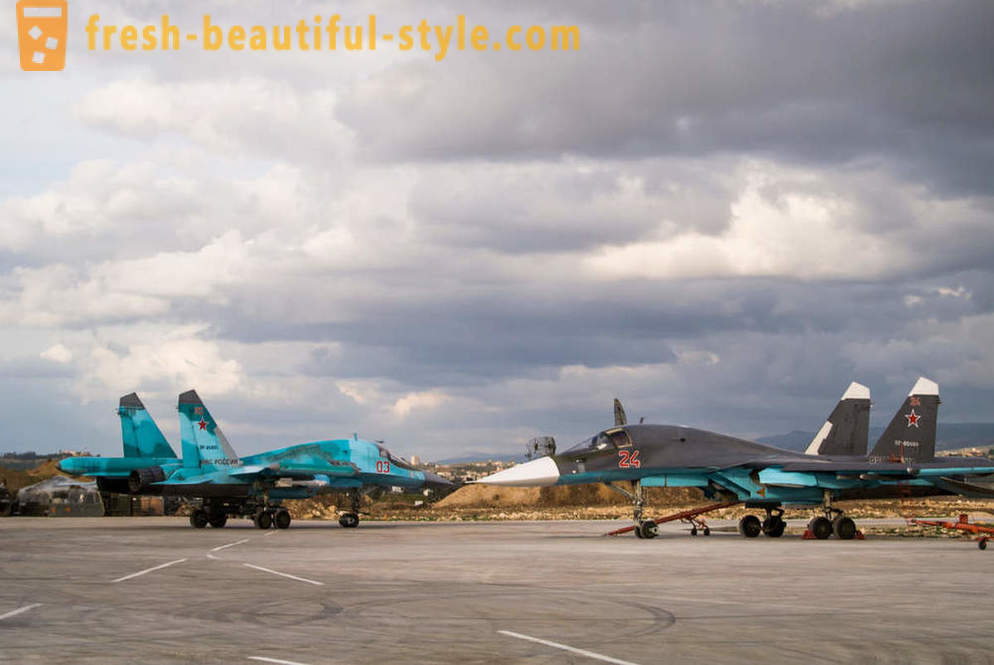 Russian Air Force Aviation Stützpunkt in Syrien