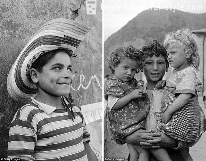 Italien 1950, verliebte sich in der ganzen Welt