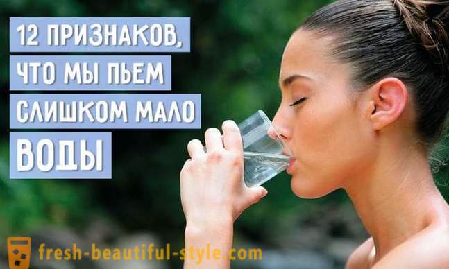 12 Anzeichen dafür, dass wir zu wenig Wasser trinken
