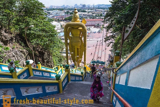 Ausflug in die Hindu und chinesische Tempel in Kuala Lumpur