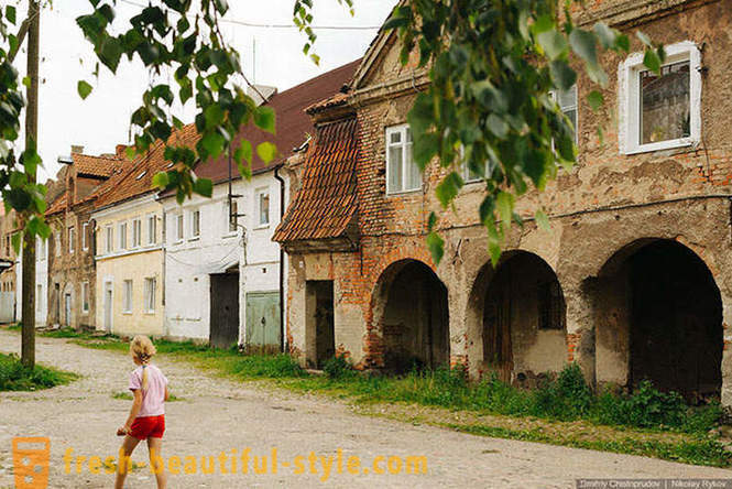 Spaziergang durch die alte deutsche Stadt Kaliningrad Region