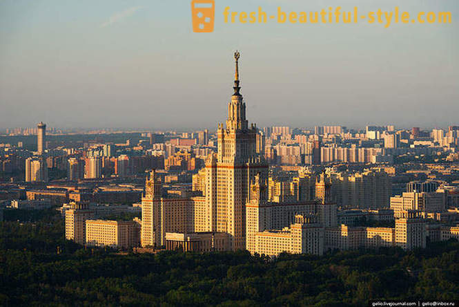 Moskau aus einer Höhe