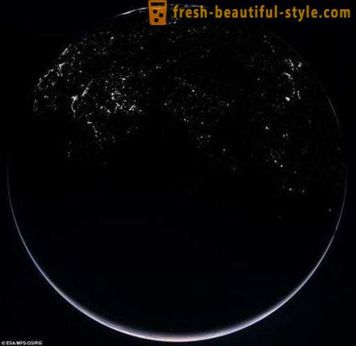 Blick aus dem Orbit auf die Erde