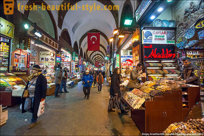 Markt-Weg Gewürze in Istanbul