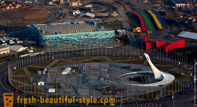 Olympic Park mit Hubschrauber