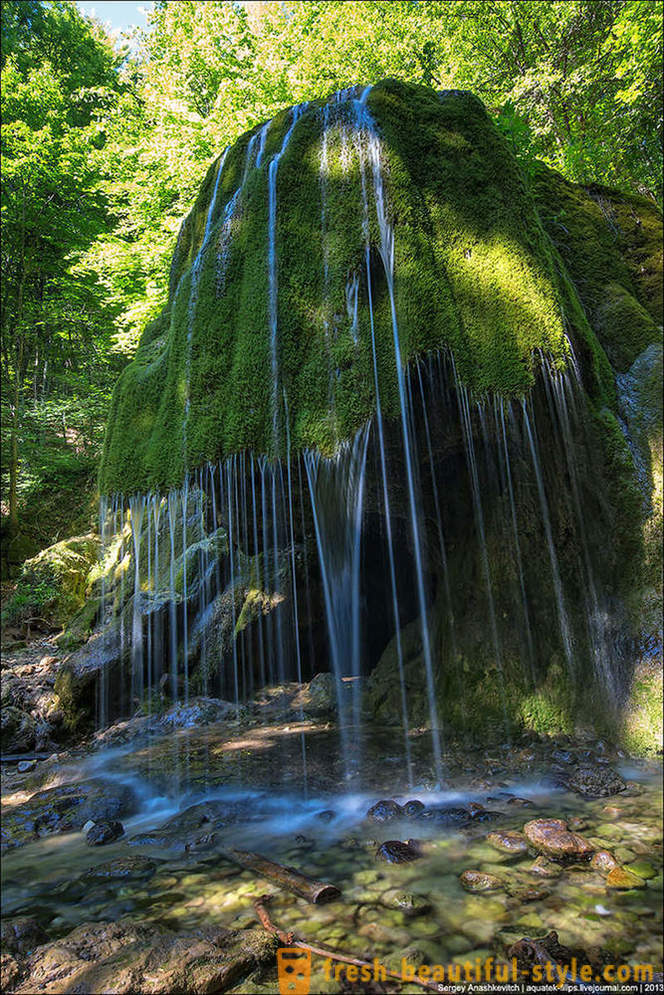 Schönheit Wasserfall Silber Jets