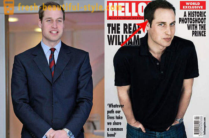 Peinliches Photoshop auf den Titelseiten der populären Zeitschriften