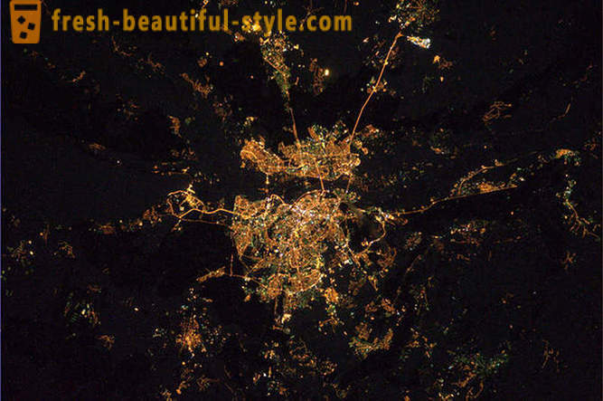 Nacht Städte aus dem Weltraum - die neuesten Bilder von der ISS