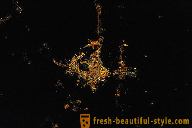 Nacht Städte aus dem Weltraum - die neuesten Bilder von der ISS