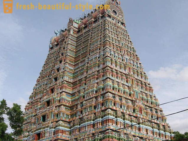 Der berühmte Hindu-Tempel