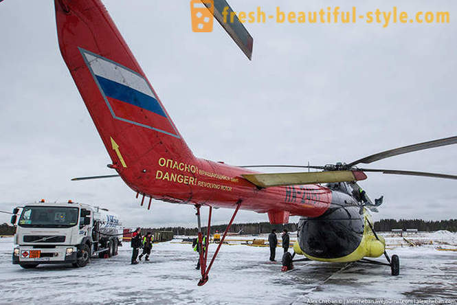 Unser heimischer Mi-8 - der populärste Hubschrauber in der Welt