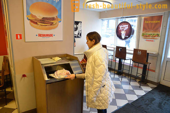 Übersicht der Moskauer Fast-Food