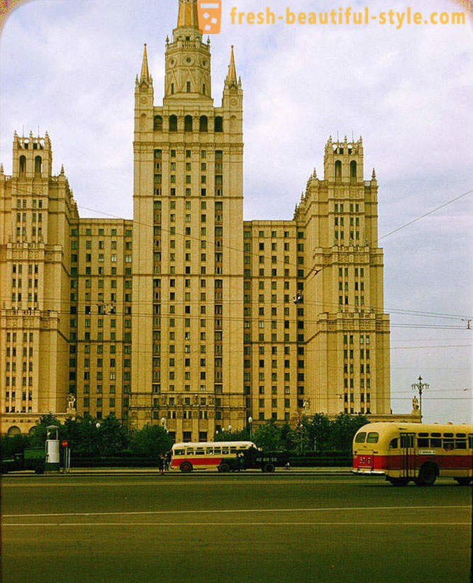 Moskau, 1956, in den Fotografien von Jacques Dyupake