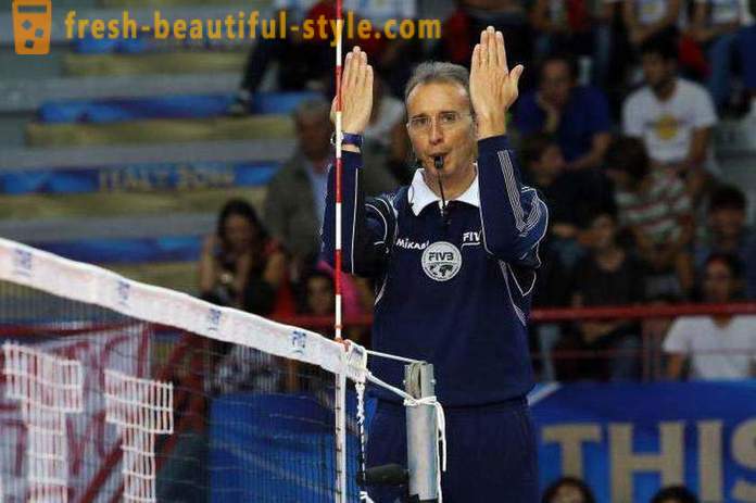 Grundlegende Gesten der Richter im Volleyball