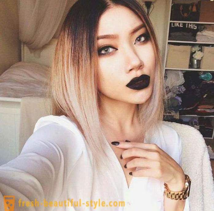 Schwarz Lippenstift - ein moderner Schönheit-Trend für Modefan