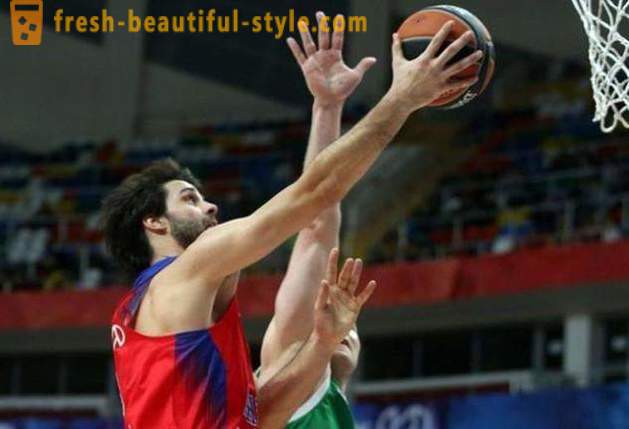 Milos Teodosich - serbischen Basketball-Star