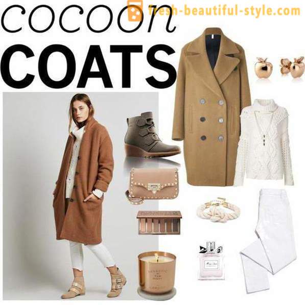 Mantel-Kokon, was zu tragen? Mögliche Optionen, Fotos