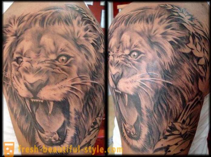 Bedeutung tatuirovki- „Lion“ auf seiner Schulter und anderen Teilen des Körpers