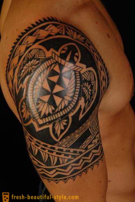 Polynesischen Tattoos: die Bedeutung der Symbole