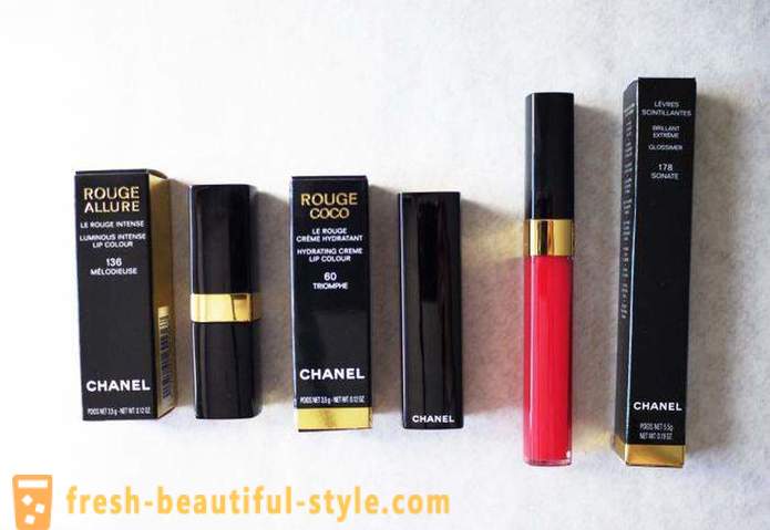 Kosmetik Coco Chanel: Bewertungen vor. Parfüm Coco Noir Chanel, Lippenstift Chanel Rouge Coco Glanz
