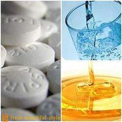 Gesichtsmaske mit Aspirin und Honig (Bewertungen)